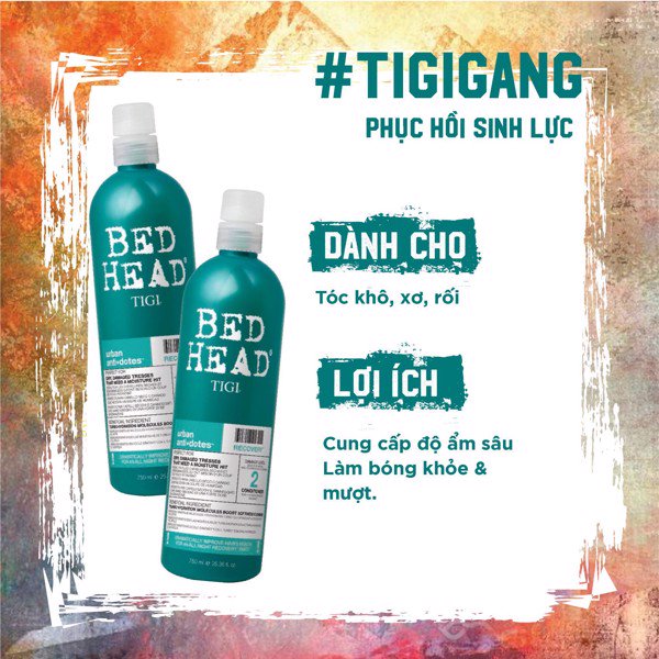 Dầu Gội Xả Tigi số 2 Phục Hồi Sinh Lực