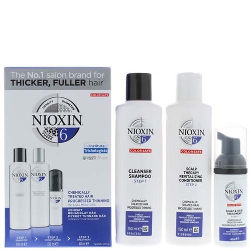Bộ Dầu Gội Nioxin Số 6 Gồm 3 Chai | 1 Chai Gội | 1 Chai Xả | 1 Chai Tinh Dầu