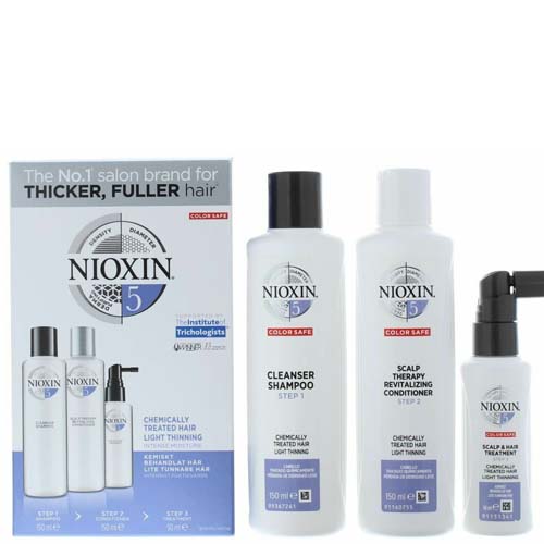 Bộ Dầu Gội Nioxin Số 5 Gồm 3 Chai | 1 Chai Gội | 1 Chai Xả | 1 Chai Tinh Dầu