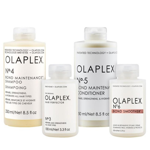 Bộ 4 sản phẩm Olaplex phục hồi tóc ở nhà