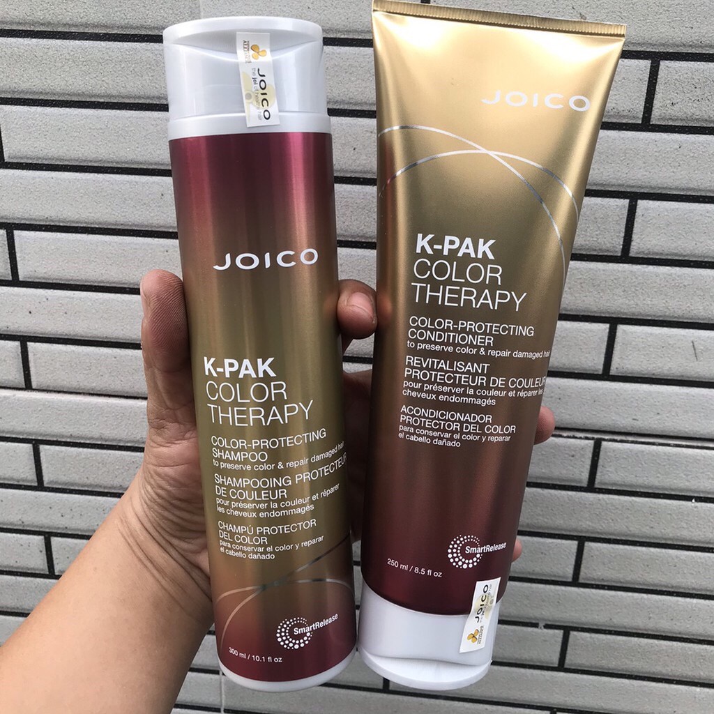 Cặp Gội Xả Joico K-Pak Color chính hãng đầy đủ tem nhãn 