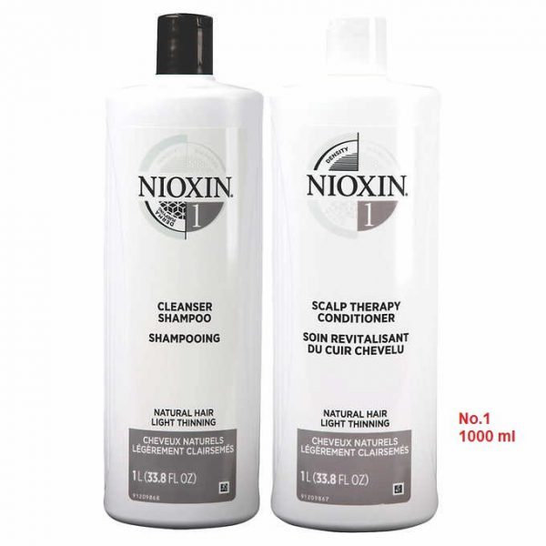 Dầu Gội Nioxin số 1 dành cho mái tóc mảnh đến tự nhiên, tóc bình thường, tóc có hiện tượng thưa rụng