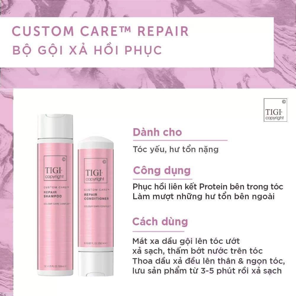 Cặp gội xả TIGI Copyright Repair phục hồi