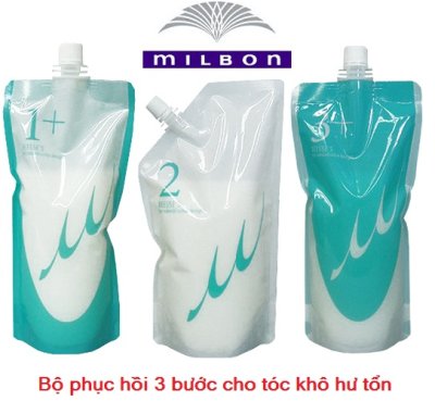 Bộ Phục Hồi Milbon 3 Bước Dành Cho Tóc Hư Tổn