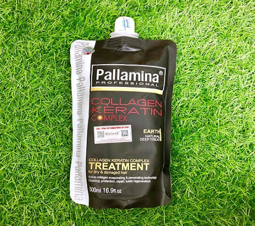 Dầu hấp Pallamina Collagen Keratin Chính Hãng Đầy đủ tem nhãn tại Dầu Gội Cao Cấp