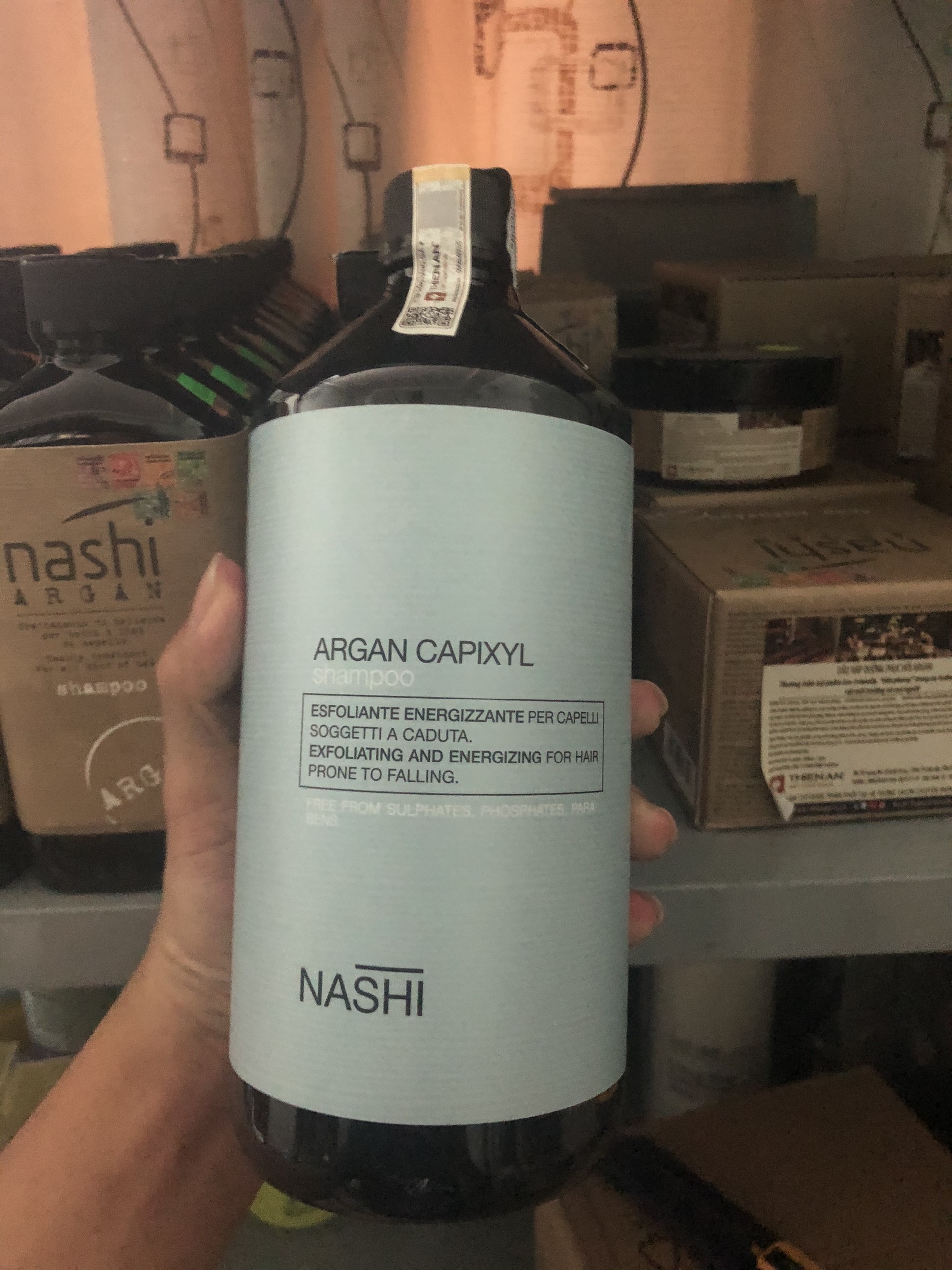 Dầu gội Nashi chống rụng tóc 1000ml đầy đủ tem mác sản phẩm