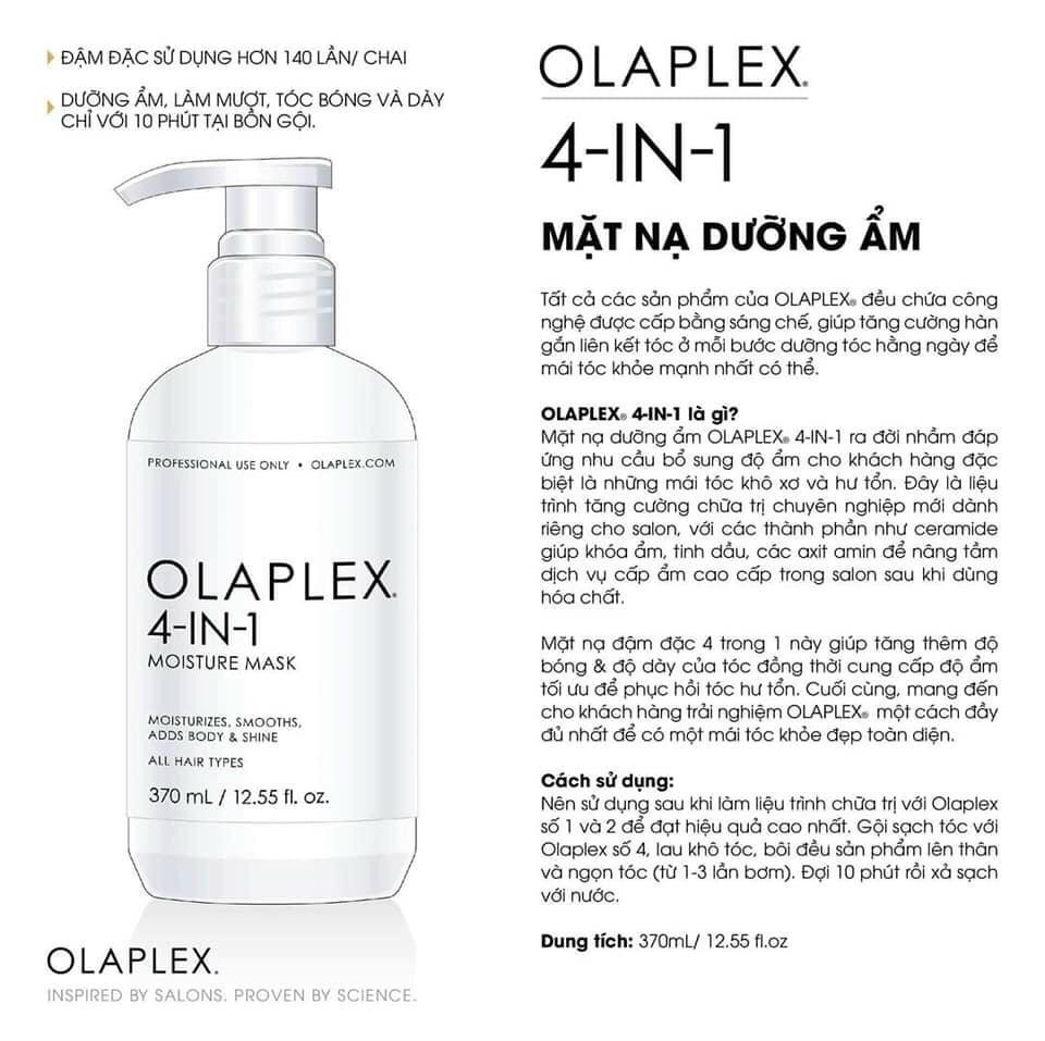 Mặt nạ cấp ẩm Olaplex 4 trong 1 là gì?