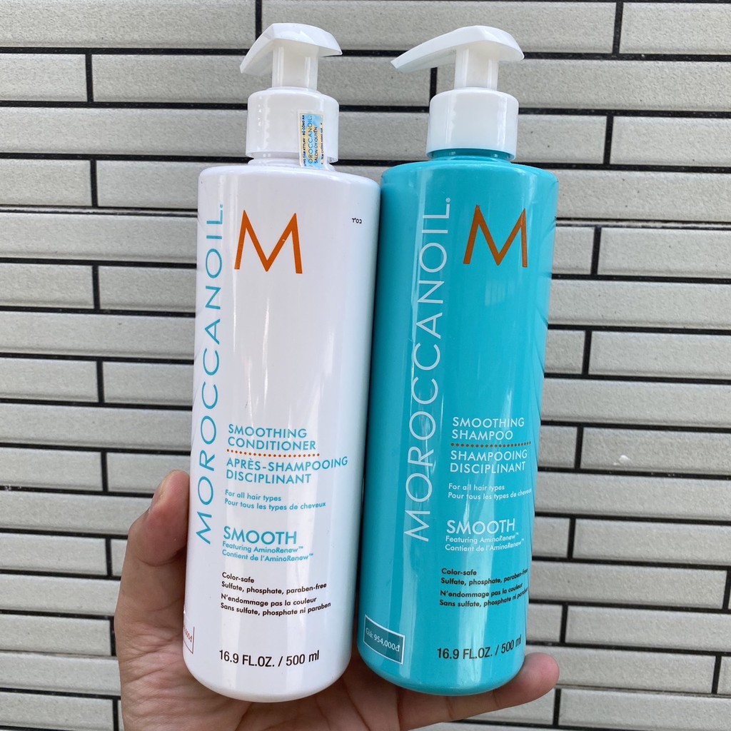 Sản phẩm dầu gội xả Moroccanoil Smooth