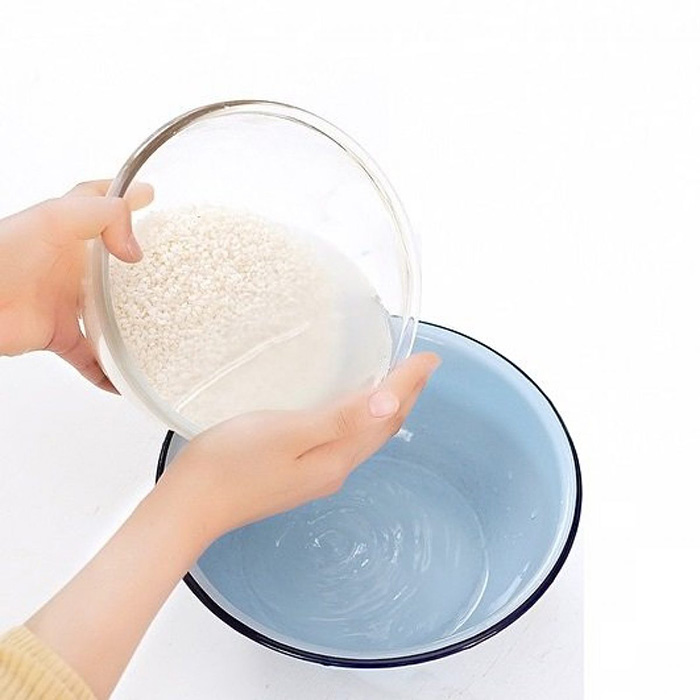  Nước vo gạo sẽ cho tác dụng nhanh chóng sau 1 - 2 tháng liên tục sử dụng tuần 2 lần