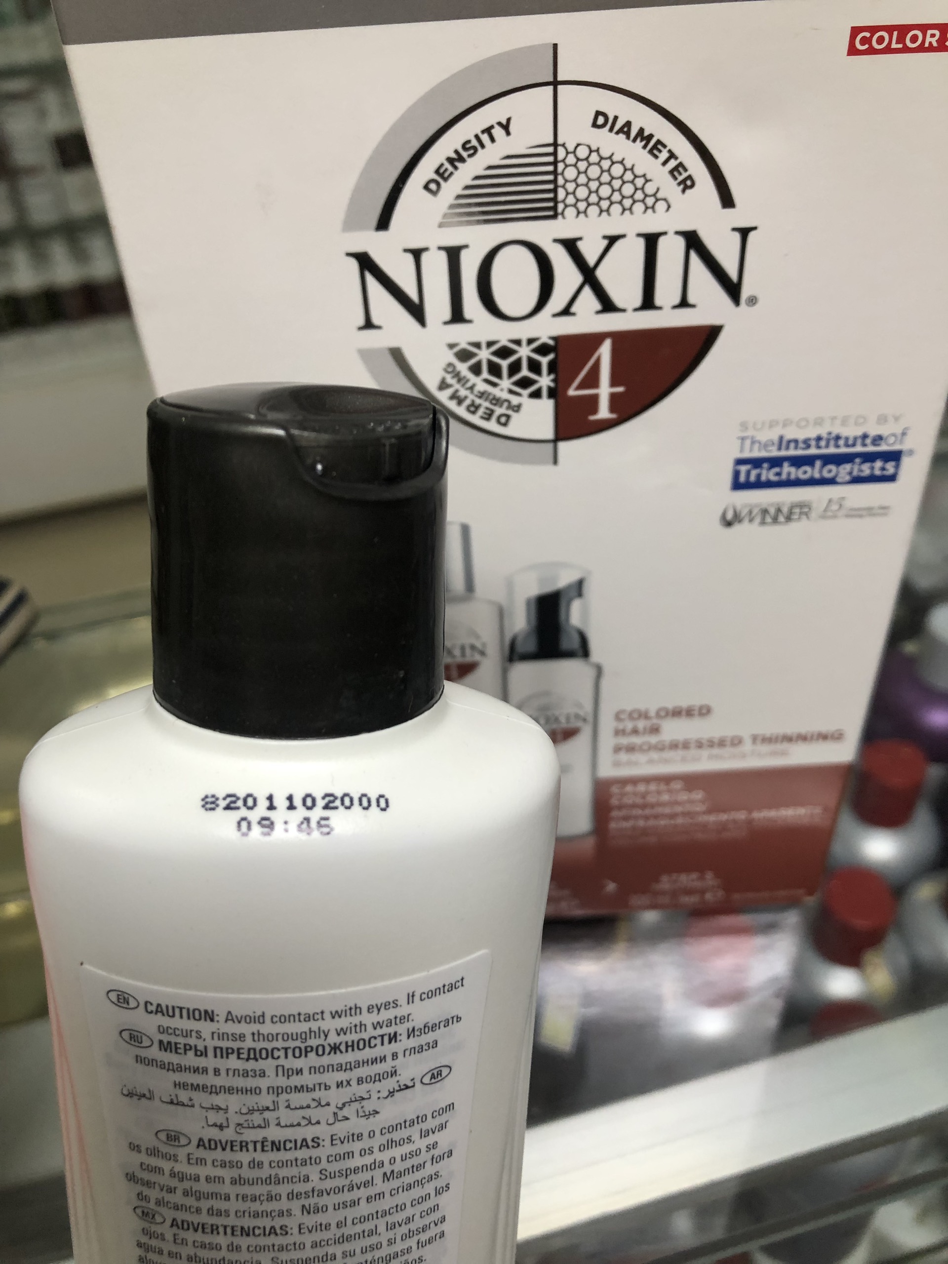 DATE của các sản phẩm Nioxin và Sp Wella giống nhau