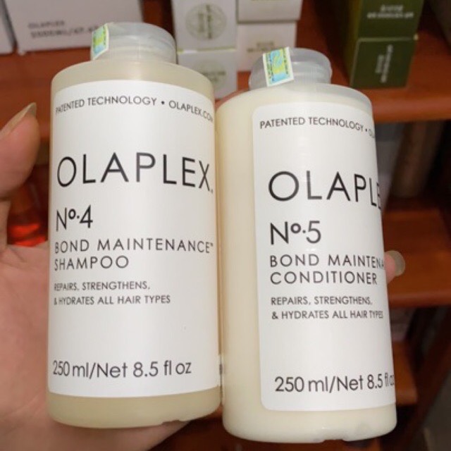 Dầu Gội Xả Olaplex sản phẩm chuyên giữ màu tóc nhuộm phục hồi tóc hư tổn