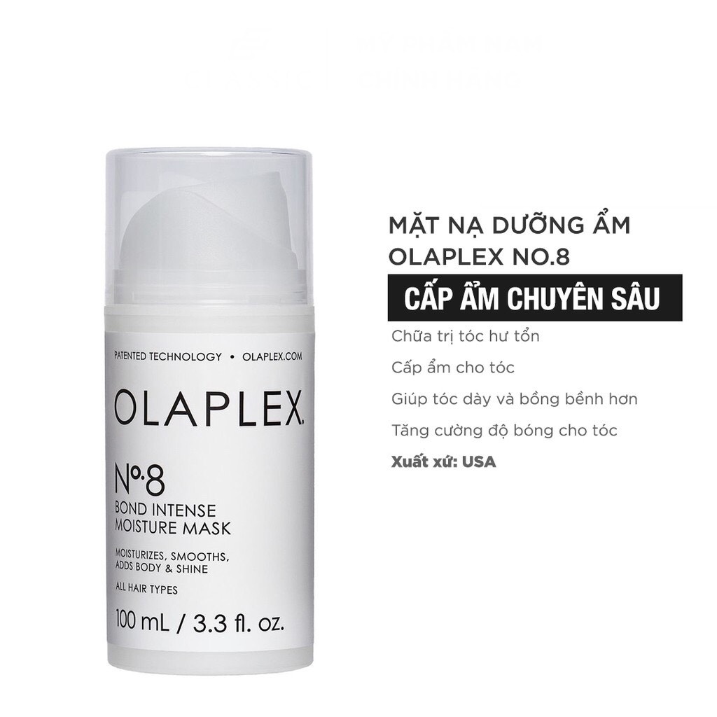 Review Mặt Nạ Dưỡng Ẩm Olaplex Số 8 