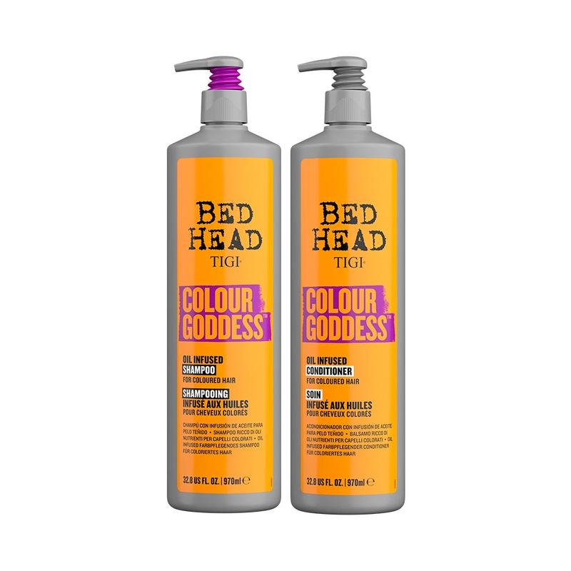 dầu gội và dầu xả TIGI Bed Head Colour Goddess Dưỡng màu nhuộm
