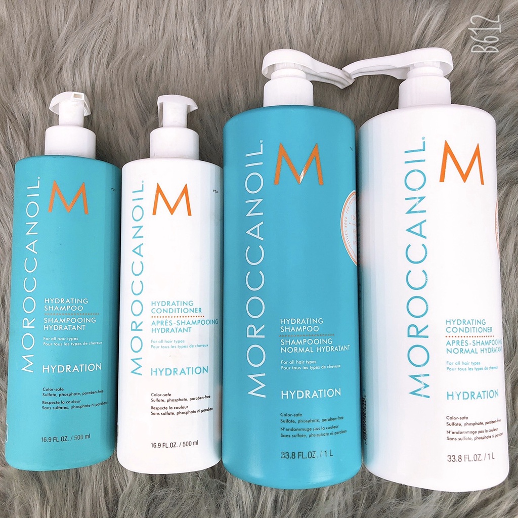 Dầu Gội Xả Moroccanoil Hydration Chính Hãng Đầy đủ Tem Nhãn