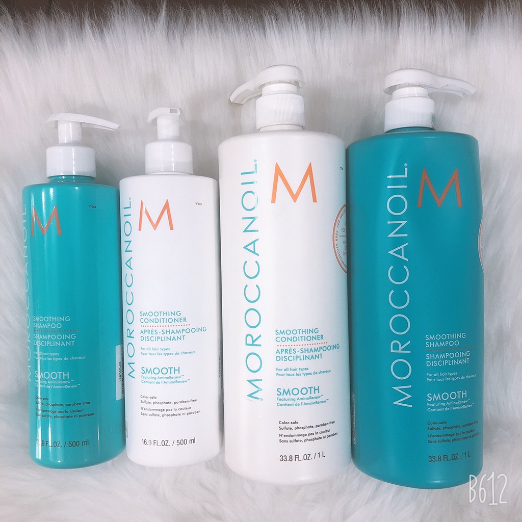 Cặp gội xã smooth Moroccanoil siêu mượt