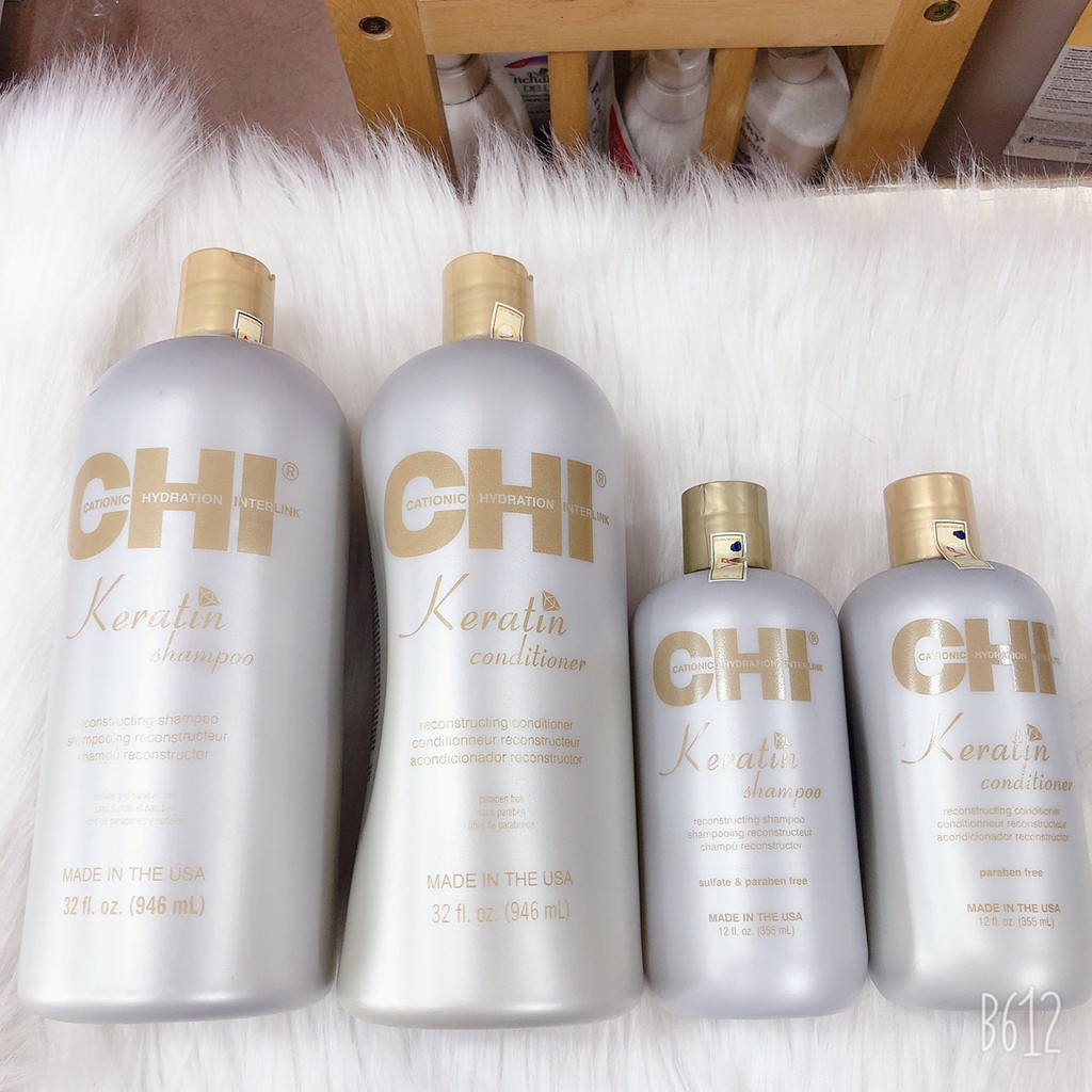 Cặp Gội Xả Chi Keratin Chính Hãng Đầy Đủ Tem Nhãn Tại Dầu Gội Cao Cấp