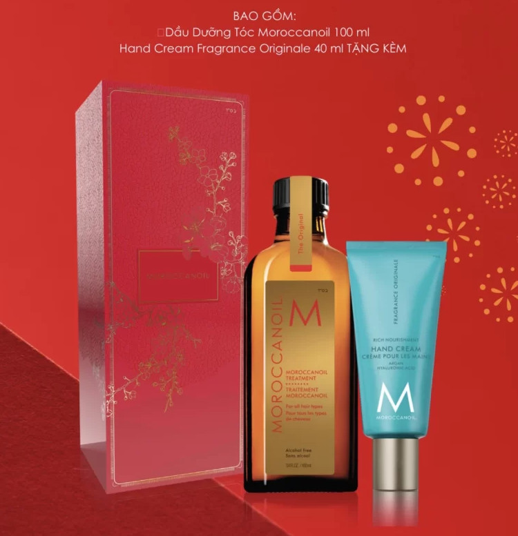 Set Tinh dầu dưỡng tóc Moroccanoil Treatment Tết 2024