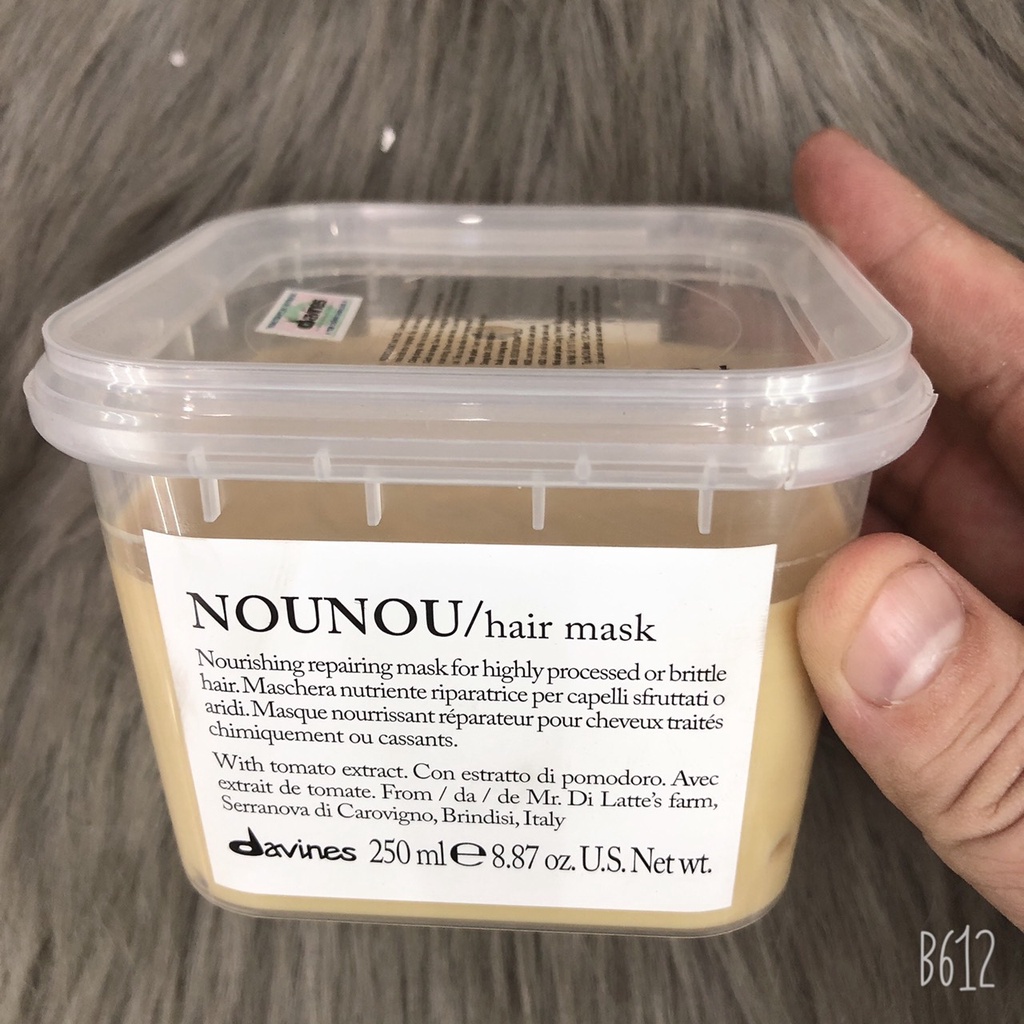 Hấp Dầu Phục Hồi Tóc Hư Tổn Davines Nounou Hair Mask
