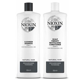 Cặp Dầu Gội Xả NIOXIN Số 2 Chống Rụng Tóc 300ml/1000ml