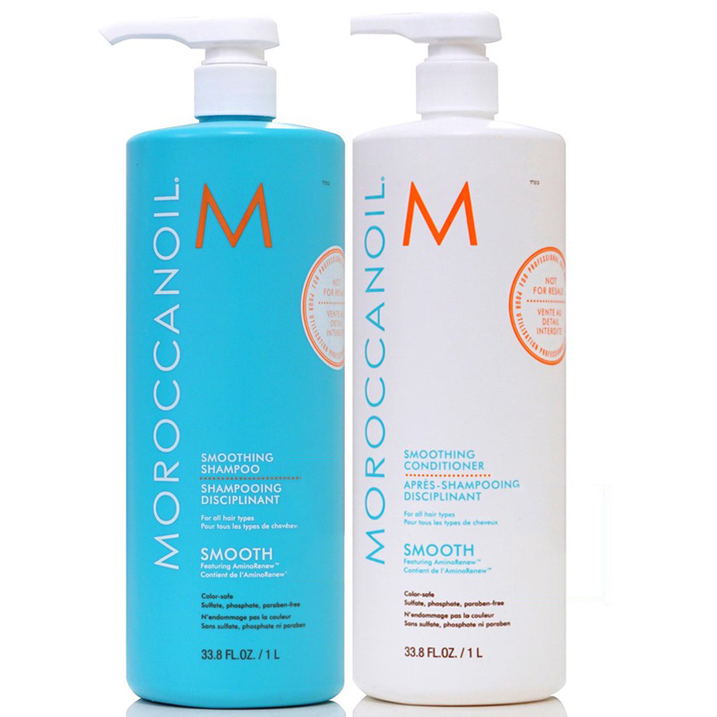 Dầu Gội Xả Moroccanoil Smooth Siêu Mềm Mượt 1000ML