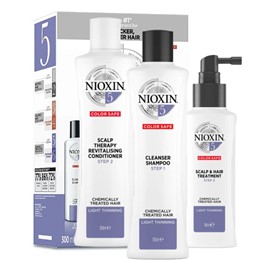 Bộ Dầu Gội Nioxin Số 5 Dành Cho Tóc Trung Bình, Nhuộm Và Tóc Rụng Nhẹ 150ml/300ml