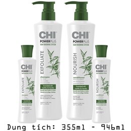 Dầu Gội Xả CHI Power Plus Exfoliate Chống Rụng Và Mọc Tóc