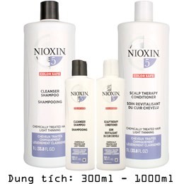 Dầu Gội Nioxin Số 5 Chống Rụng Và Kích Thích Mọc Tóc 300ml/1000ml