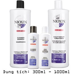 Dầu Gội Nioxin Số 6 Chống Rụng Và Kích Thích Mọc Tóc 300ml/1000ml