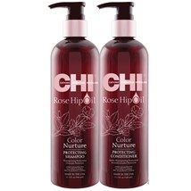 Dầu Gội Xả CHI Rose HIPOIL Color Nurture Protecting 340ml/739ml Dầu Gội Xả CHI Rose HIPOIL Color Nurture Protecting 340ml/739ml