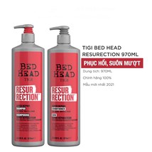 Cặp Dầu Gội TiGi Đỏ Phục Hồi Tóc Hư Tổn 400ml/970ml