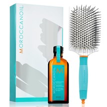 Combo Tinh Dầu Dưỡng Tóc Moroccanoil 100ml + Lược Moroccanoil