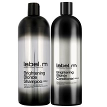 Dầu Gội Xả Label.m Brightening Blonde Cho Tóc Nhuộm  Dầu Gội Xả Label.m Brightening Blonde Cho Tóc Nhuộm