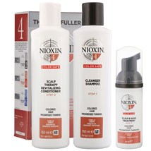 Bộ Dầu Gội Nioxin Số 4 Dành Cho Tóc Nhuộm, Thưa Mảnh Và Rụng Nhiều 150ml/300ml