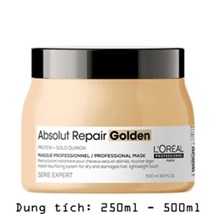 Hấp Dầu L'oreal Absolut Repair Golden Phục Hồi Tóc 250ML Hấp Dầu L'oreal Absolut Repair Golden Phục Hồi Tóc 250ML