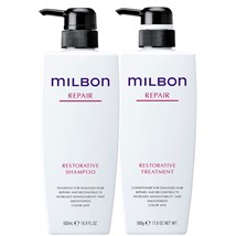 Dầu Gội Xả Milbon Repair Phục Hồi Tóc Yếu Và Hư Tổn 500ML