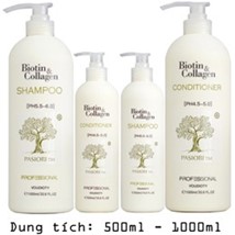 Dầu Gội Xả Biotin Collagen Pasiori Phục Hồi Suôn Mượt Dầu Gội Xả Biotin Collagen Pasiori Phục Hồi Suôn Mượt