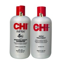 Dầu Gội Xả CHI Infra Phục Hồi Tóc Khô Xơ Và Hư Tổn 355ML Dầu Gội Xả CHI Infra Phục Hồi Tóc Khô Xơ Và Hư Tổn 355ML