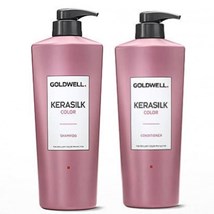 Cặp Gội Xả Goldwell Kerasilk Color Bảo Vệ Màu Nhuộm 250ml/1000ml Cặp Gội Xả Goldwell Kerasilk Color Bảo Vệ Màu Nhuộm 250ml/1000ml