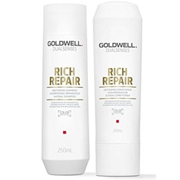 Cặp Gội Xã Phục Hồi Tóc Hư Tổn Goldwell Rich Repair 250ML X 2